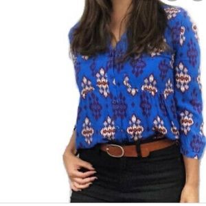 Anthropologie Maeve woodland blouse